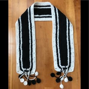White House Black Market Knit Embellished Scarf